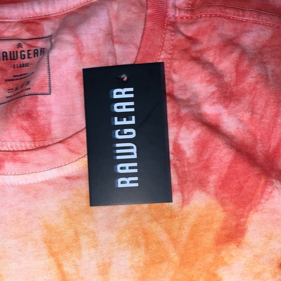NWT RawGear Bradley Martyn Tie Dye Logo Heavyweight Tee - Picture 5 of 6